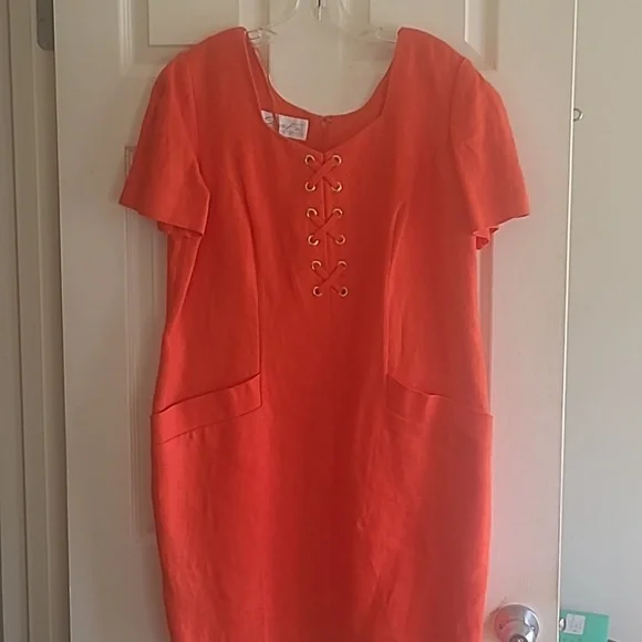 linen dress with tie back North Tie Back Linen Mini Dress